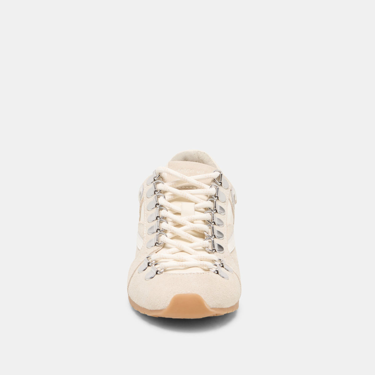 Dolce Vita SHOES DEACON Ivory Suede Lace-Up Sneakers