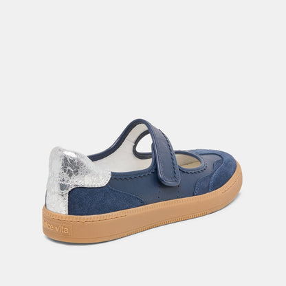 Dolce Vita SHOES NANET Dk Navy Suede Mary-Jane Ballet Sneakers