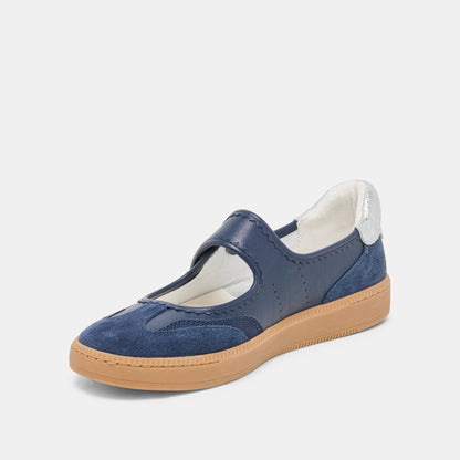 Dolce Vita SHOES NANET Dk Navy Suede Mary-Jane Ballet Sneakers