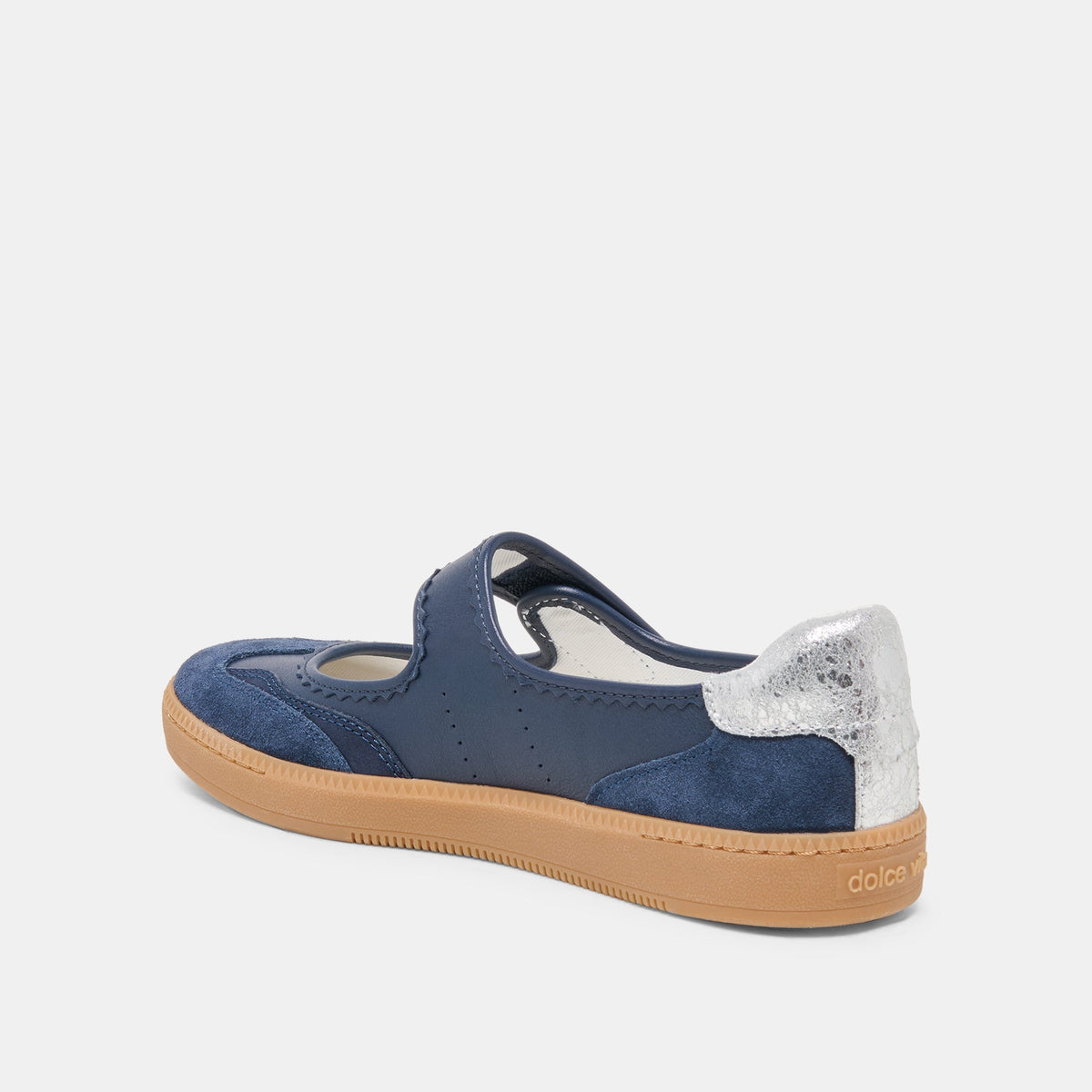 Dolce Vita SHOES NANET Dk Navy Suede Mary-Jane Ballet Sneakers