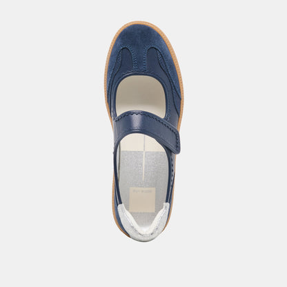 Dolce Vita SHOES NANET Dk Navy Suede Mary-Jane Ballet Sneakers