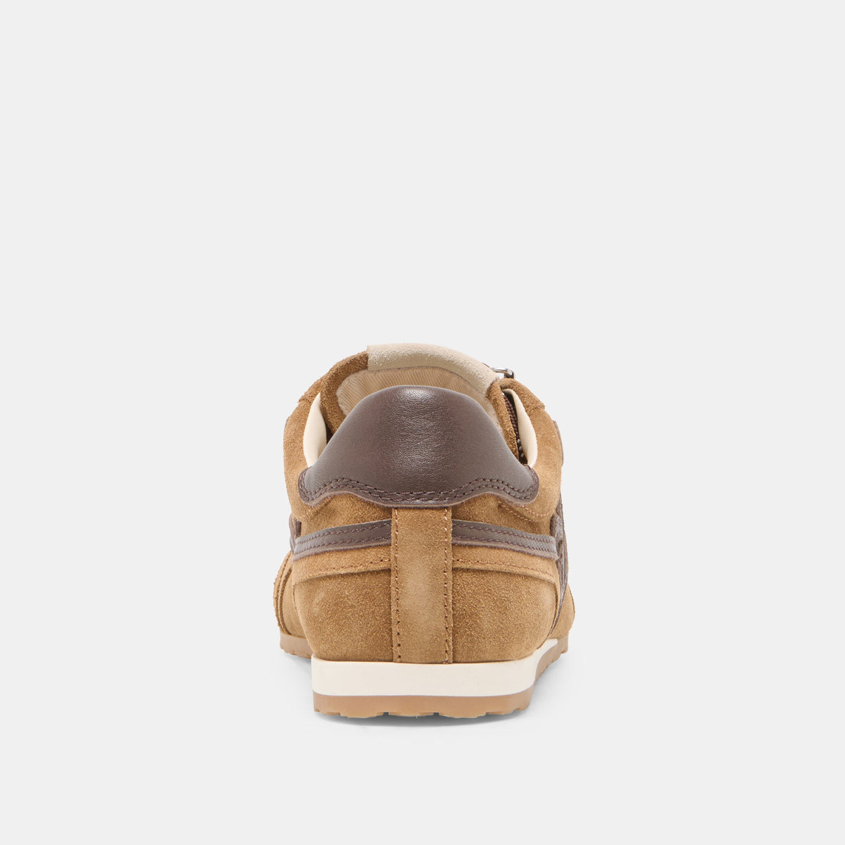 Dolce Vita SHOES DEACON Lt Brown Suede Lace-Up Sneakers