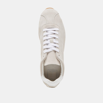 Dolce Vita SHOES Serina Ivory Suede Sneakers