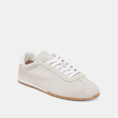Dolce Vita SHOES Serina Ivory Suede Sneakers