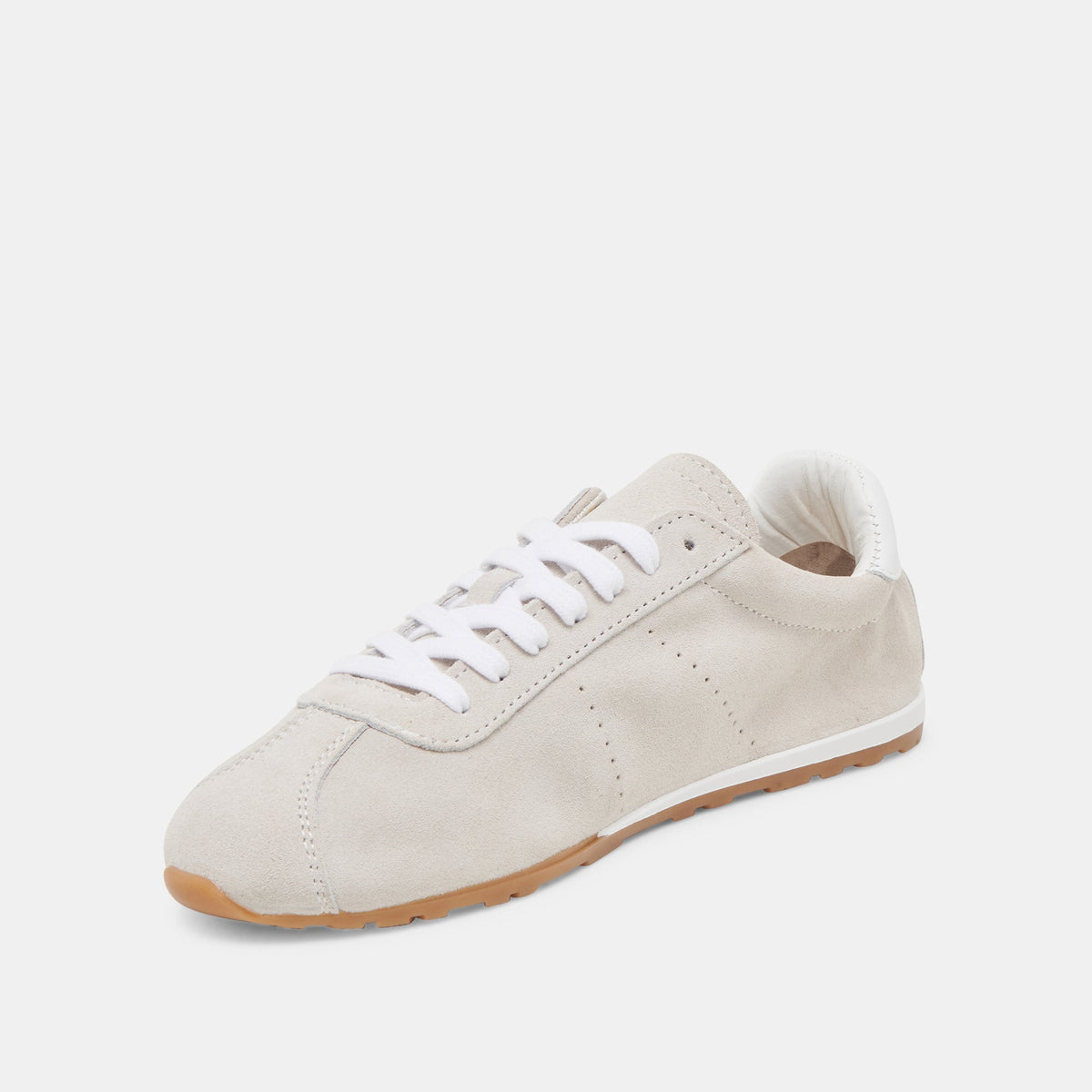 Dolce Vita SHOES Serina Ivory Suede Sneakers