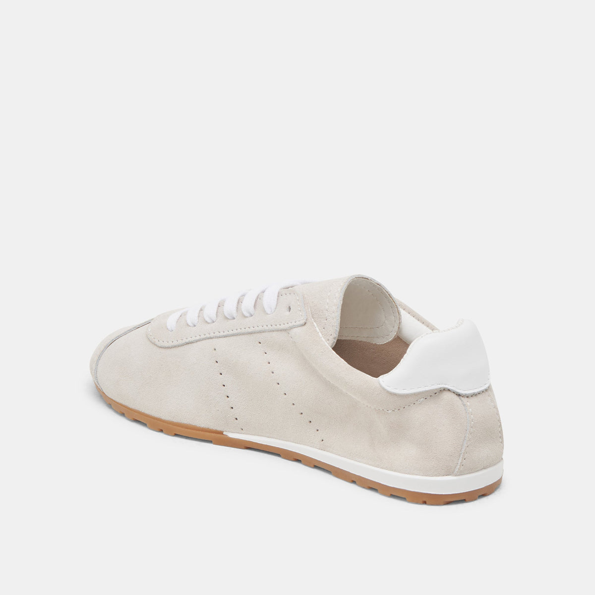 Dolce Vita SHOES Serina Ivory Suede Sneakers
