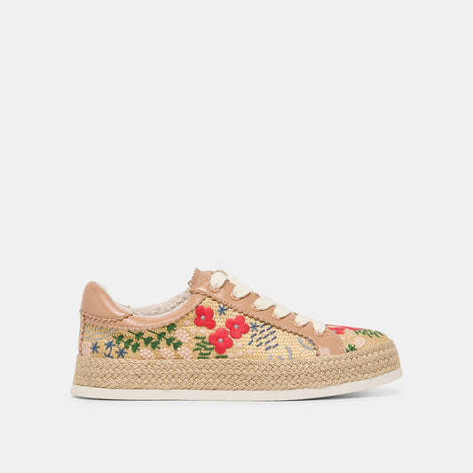 Dolce Vita SHOES Azalia Sand Floral Raffia Heels