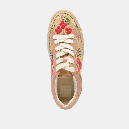 Dolce Vita SHOES Azalia Sand Floral Raffia Heels