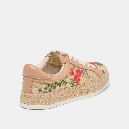 Dolce Vita SHOES Azalia Sand Floral Raffia Heels