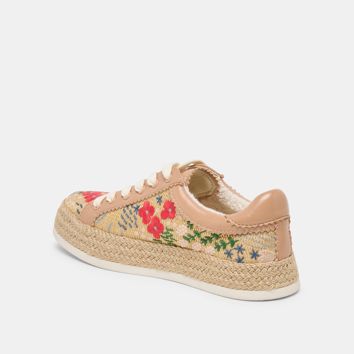 Dolce Vita SHOES Azalia Sand Floral Raffia Heels