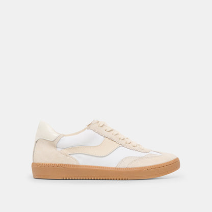 Dolce Vita SHOES Notice White Dune Nylon Sneakers