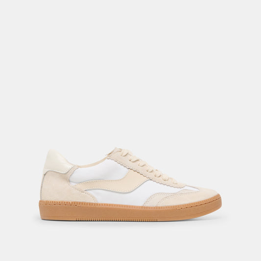 Dolce Vita SHOES Notice White Dune Nylon Sneakers