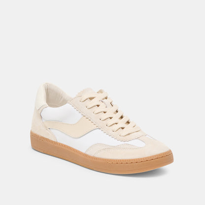 Dolce Vita SHOES Notice White Dune Nylon Sneakers