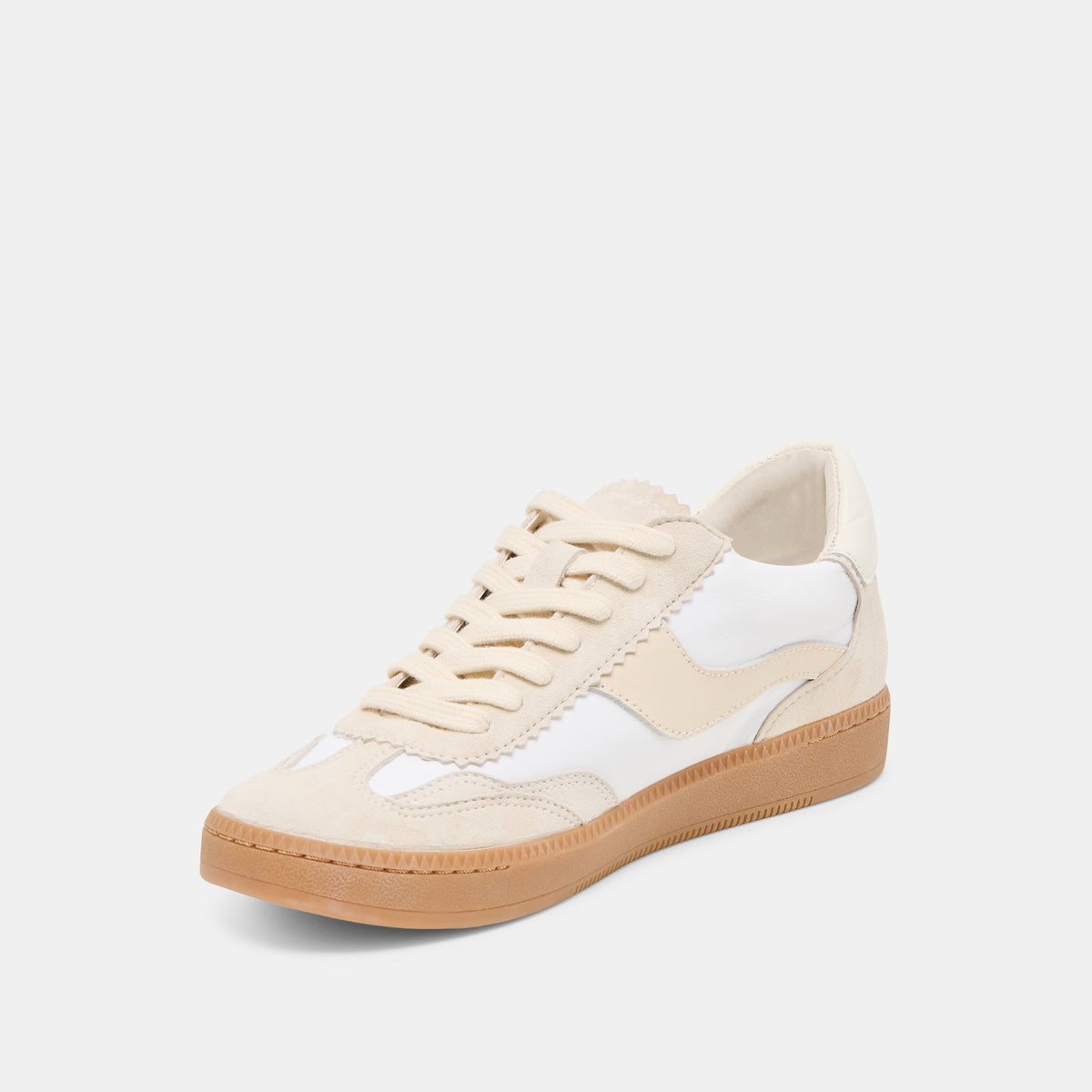 Dolce Vita SHOES Notice White Dune Nylon Sneakers
