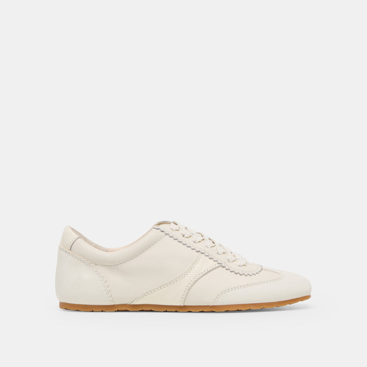 Dolce Vita SHOES Dorie White Leather Sneakers