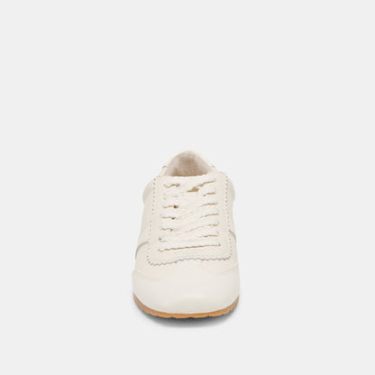Dolce Vita SHOES Dorie White Leather Sneakers