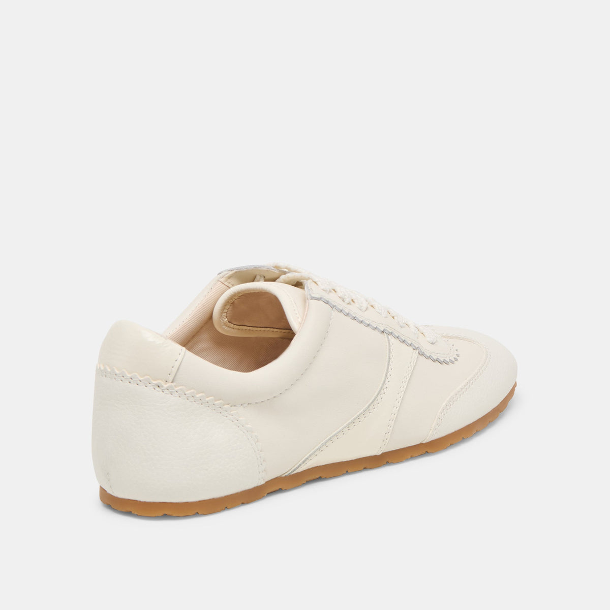 Dolce Vita SHOES Dorie White Leather Sneakers