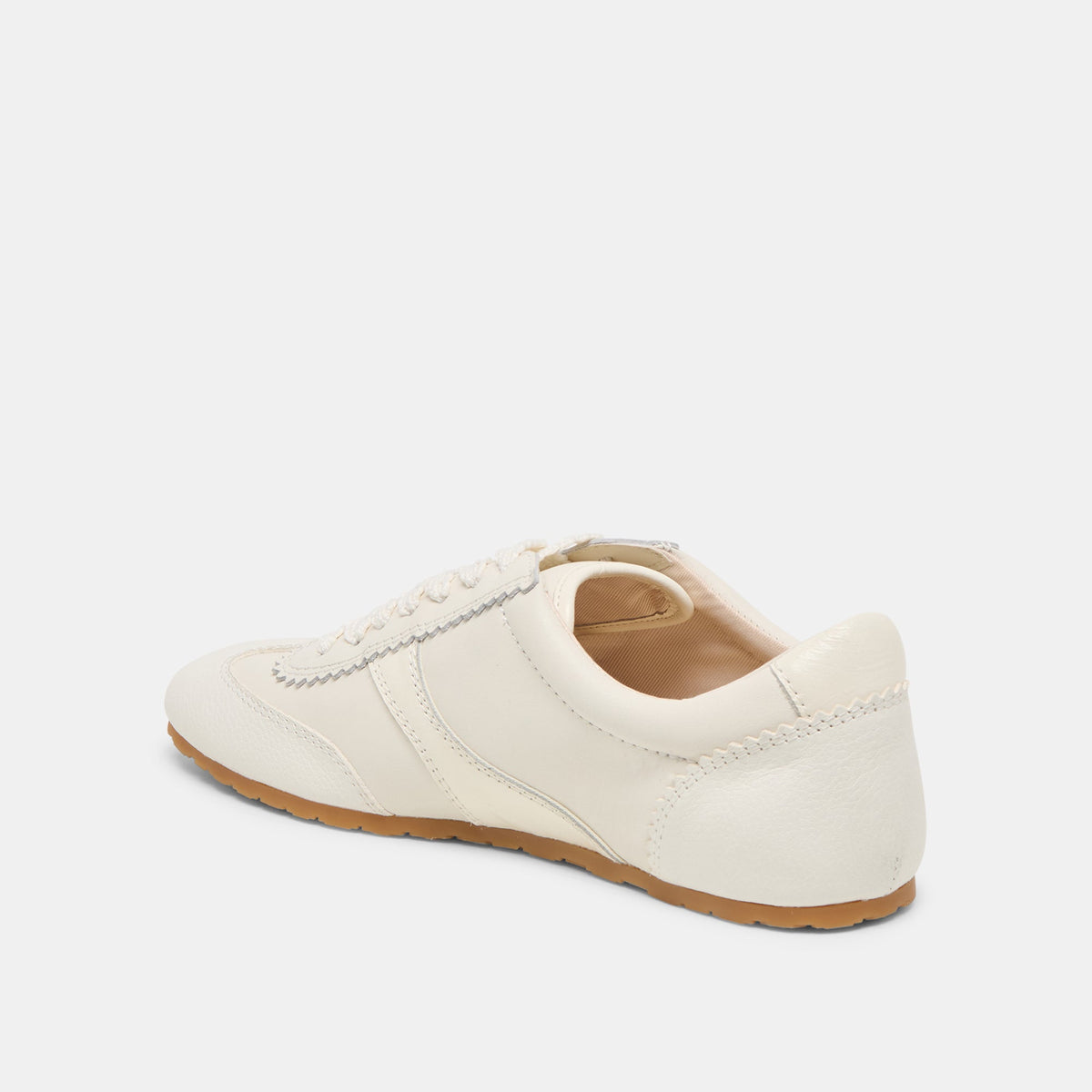 Dolce Vita SHOES Dorie White Leather Sneakers