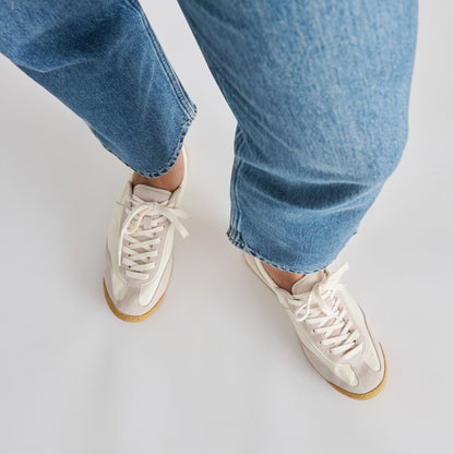 Dolce Vita SHOES Sariya White Nylon Sneakers