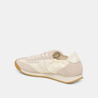Dolce Vita SHOES Sariya White Nylon Sneakers