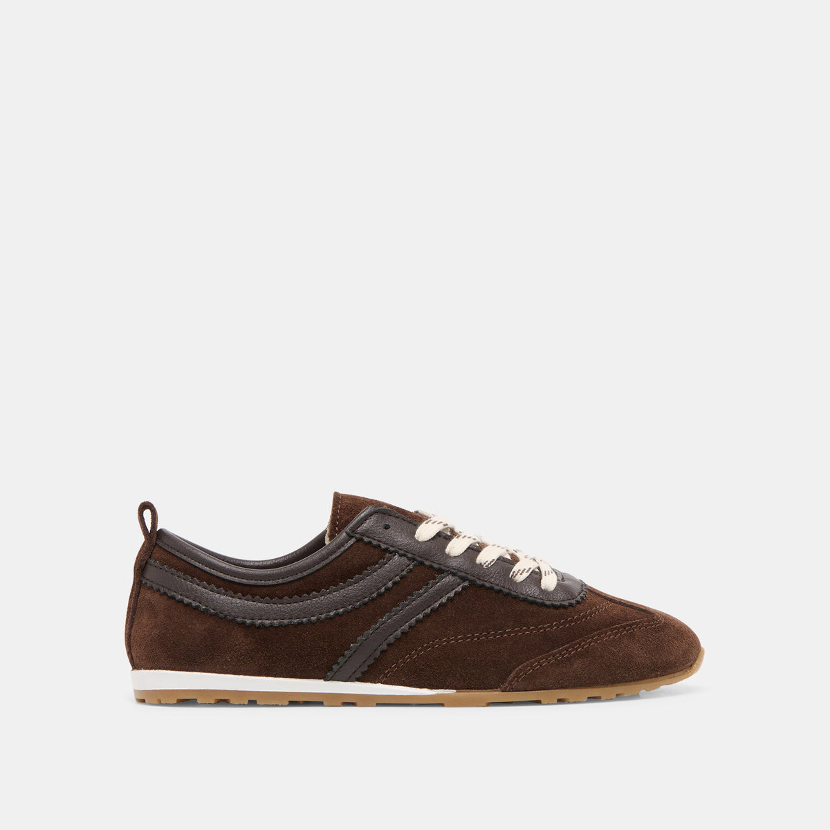 Dolce Vita SHOES Viper Dk Brown Suede Sneakers