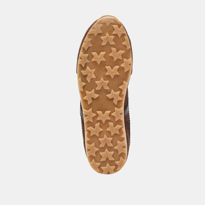 Dolce Vita SHOES Viper Dk Brown Suede Sneakers