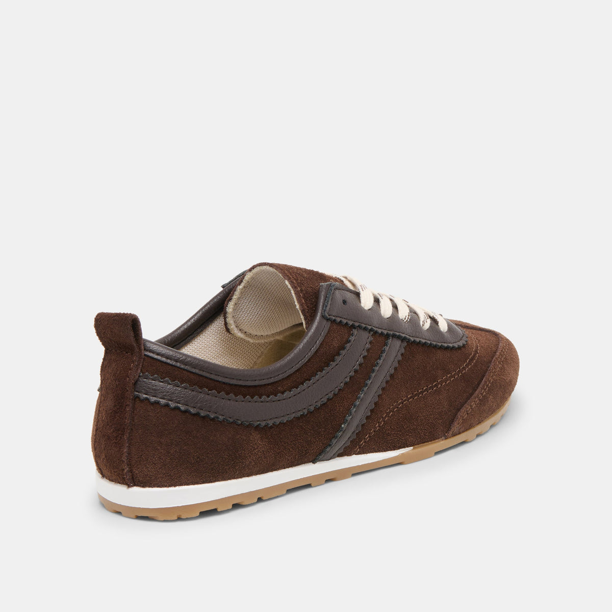 Dolce Vita SHOES Viper Dk Brown Suede Sneakers