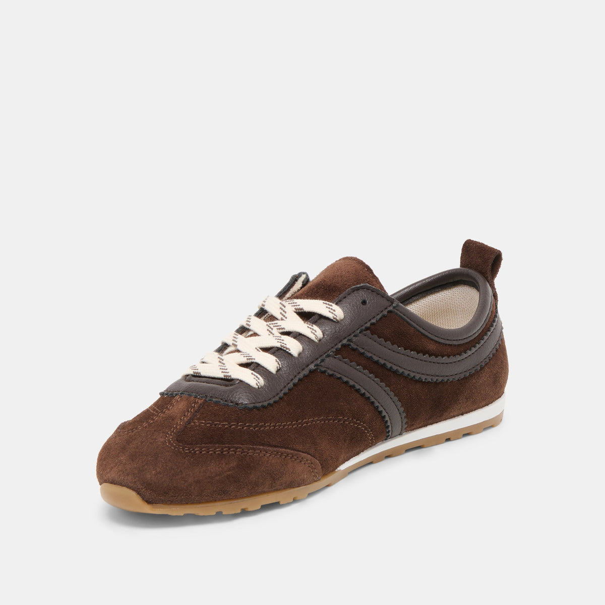 Dolce Vita SHOES Viper Dk Brown Suede Sneakers