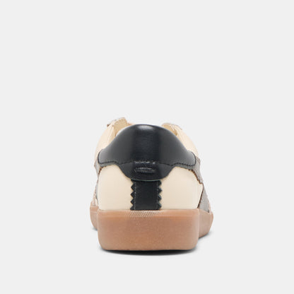 Dolce Vita SHOES Merit White Grey Leather Sneakers