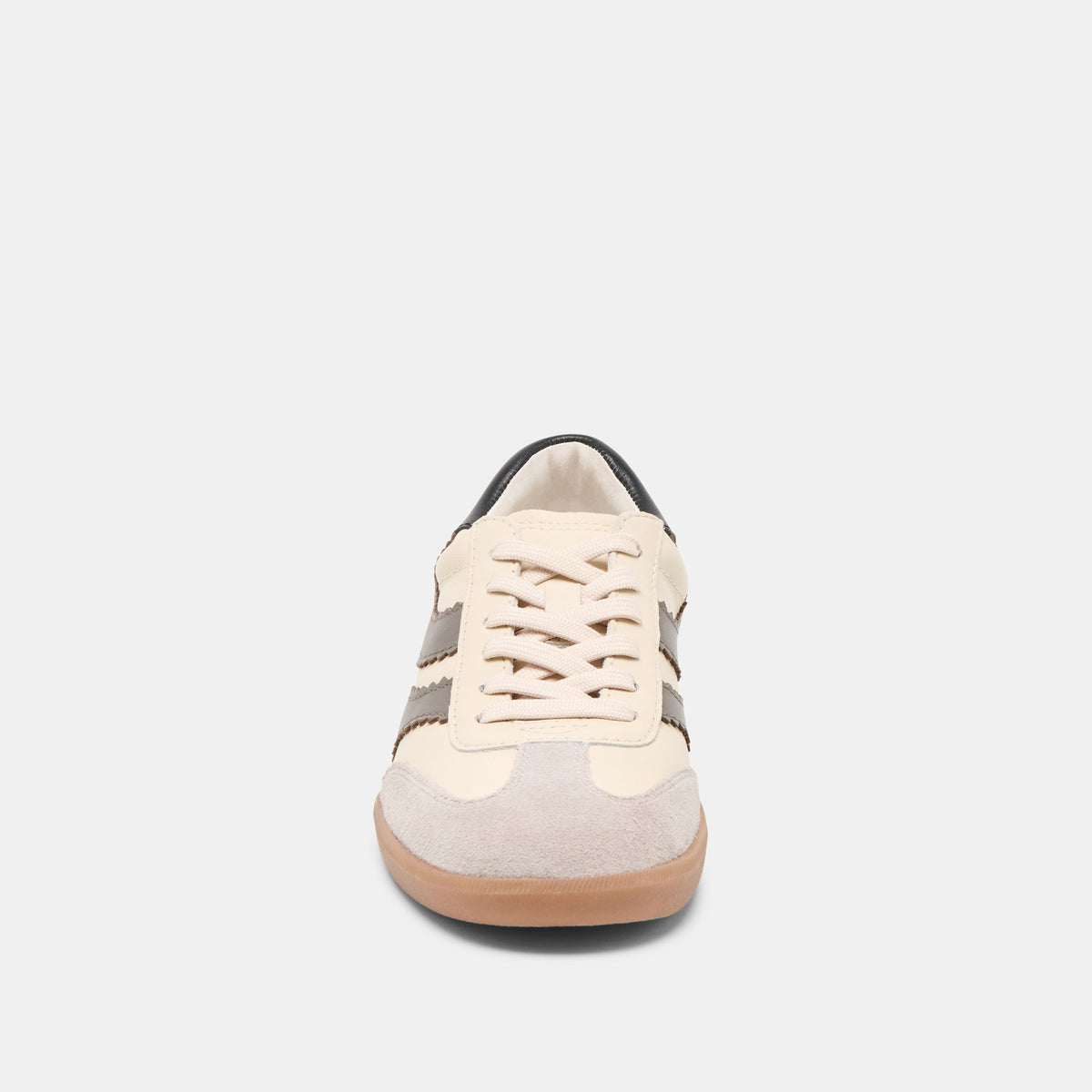 Dolce Vita SHOES Merit White Grey Leather Sneakers