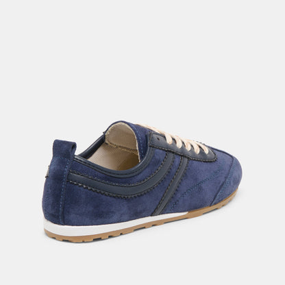 Dolce Vita SHOES Viper Navy Suede Sneakers