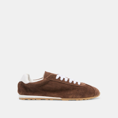 Dolce Vita SHOES Serina Dk Brown Suede Sneakers