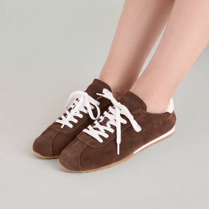Dolce Vita SHOES Serina Dk Brown Suede Sneakers