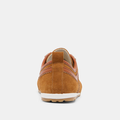 Dolce Vita SHOES Viper Cognac Suede Sneakers