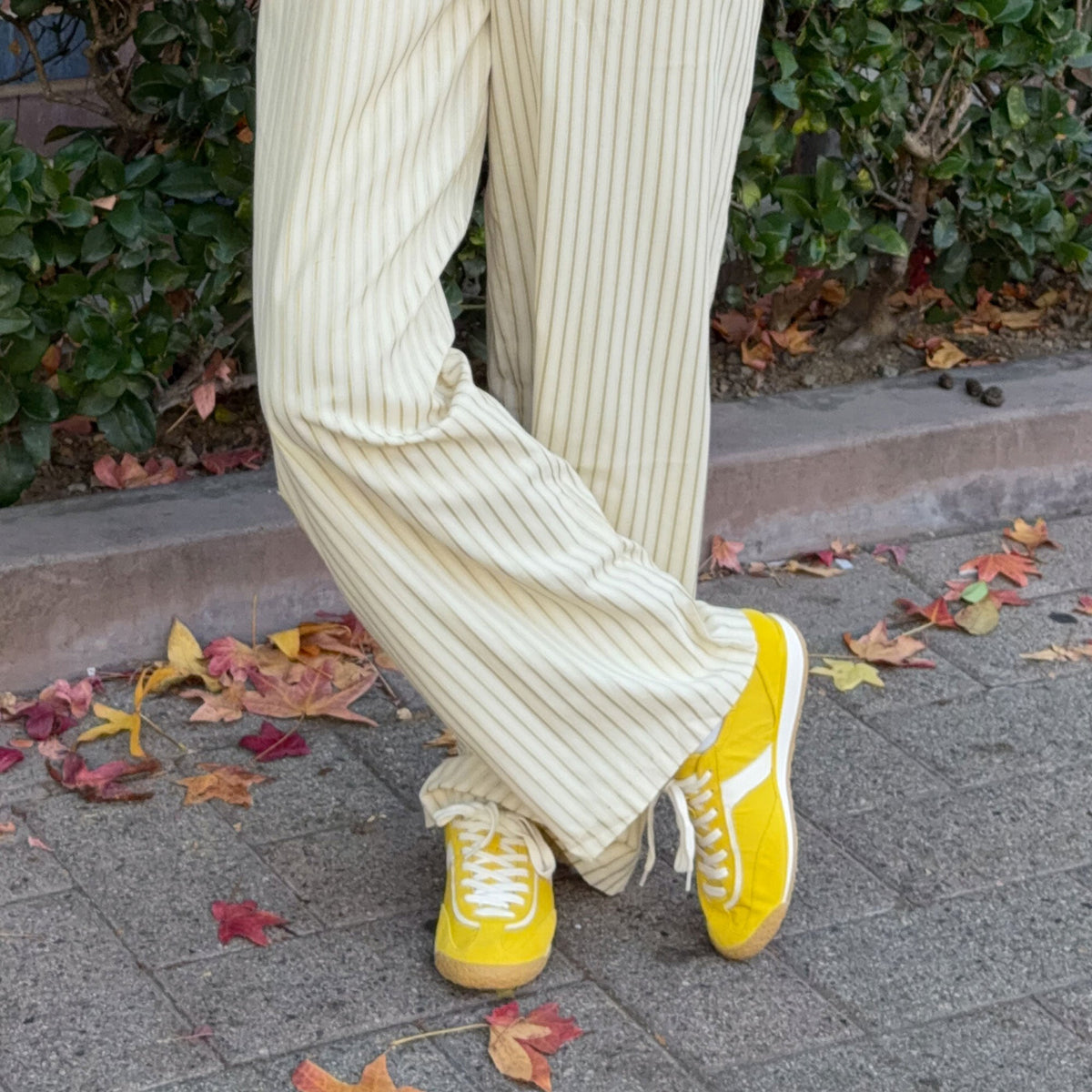 Dolce Vita SHOES Sariya Yellow Nylon Sneakers