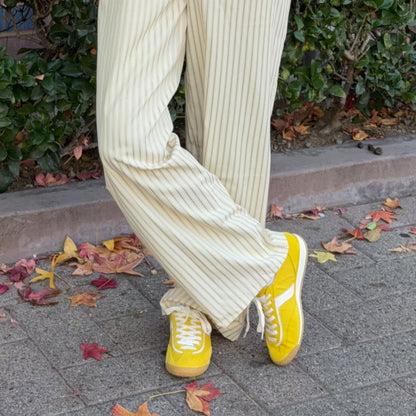 Dolce Vita SHOES Sariya Yellow Nylon Sneakers