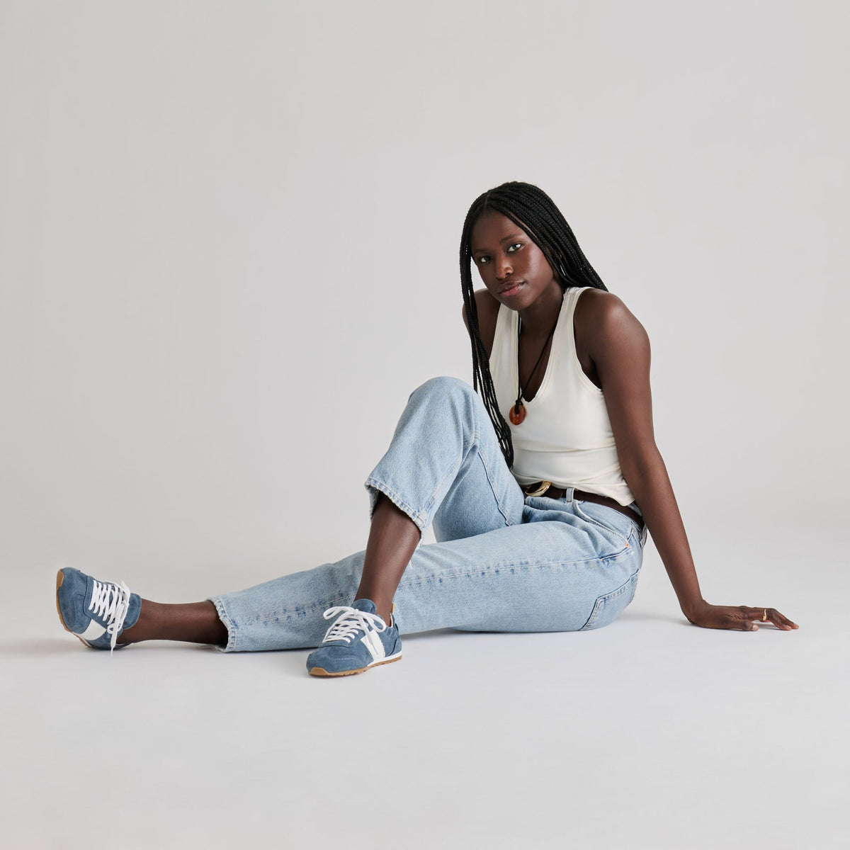 Dolce Vita SHOES Shyla Blue Suede Sneakers