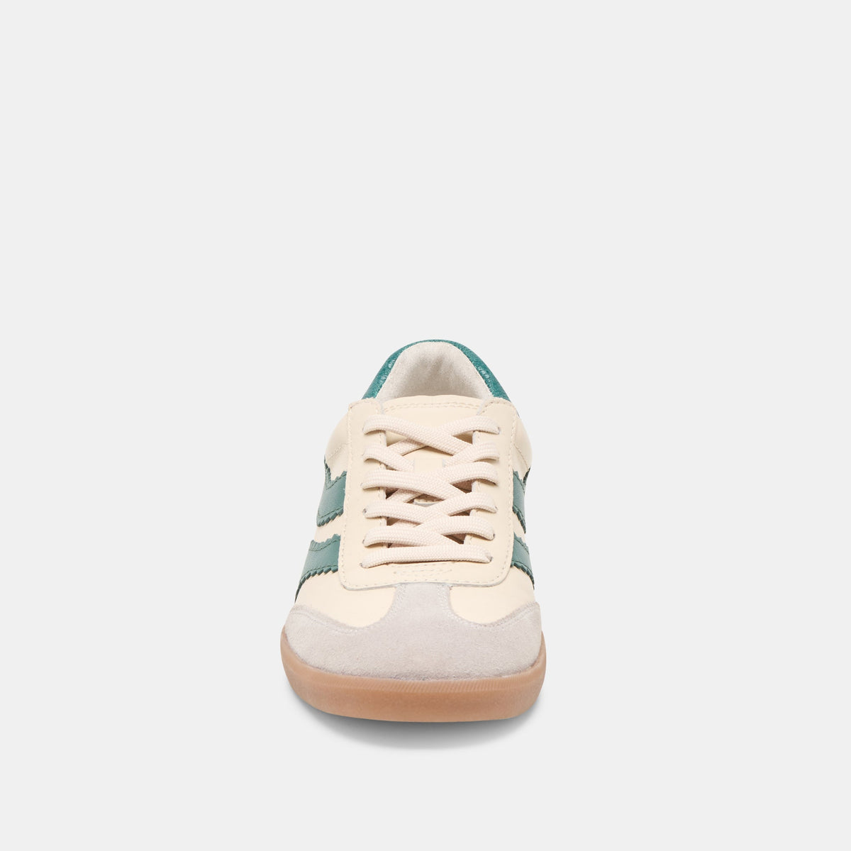 Dolce Vita SHOES Merit White Green Leather Sneakers