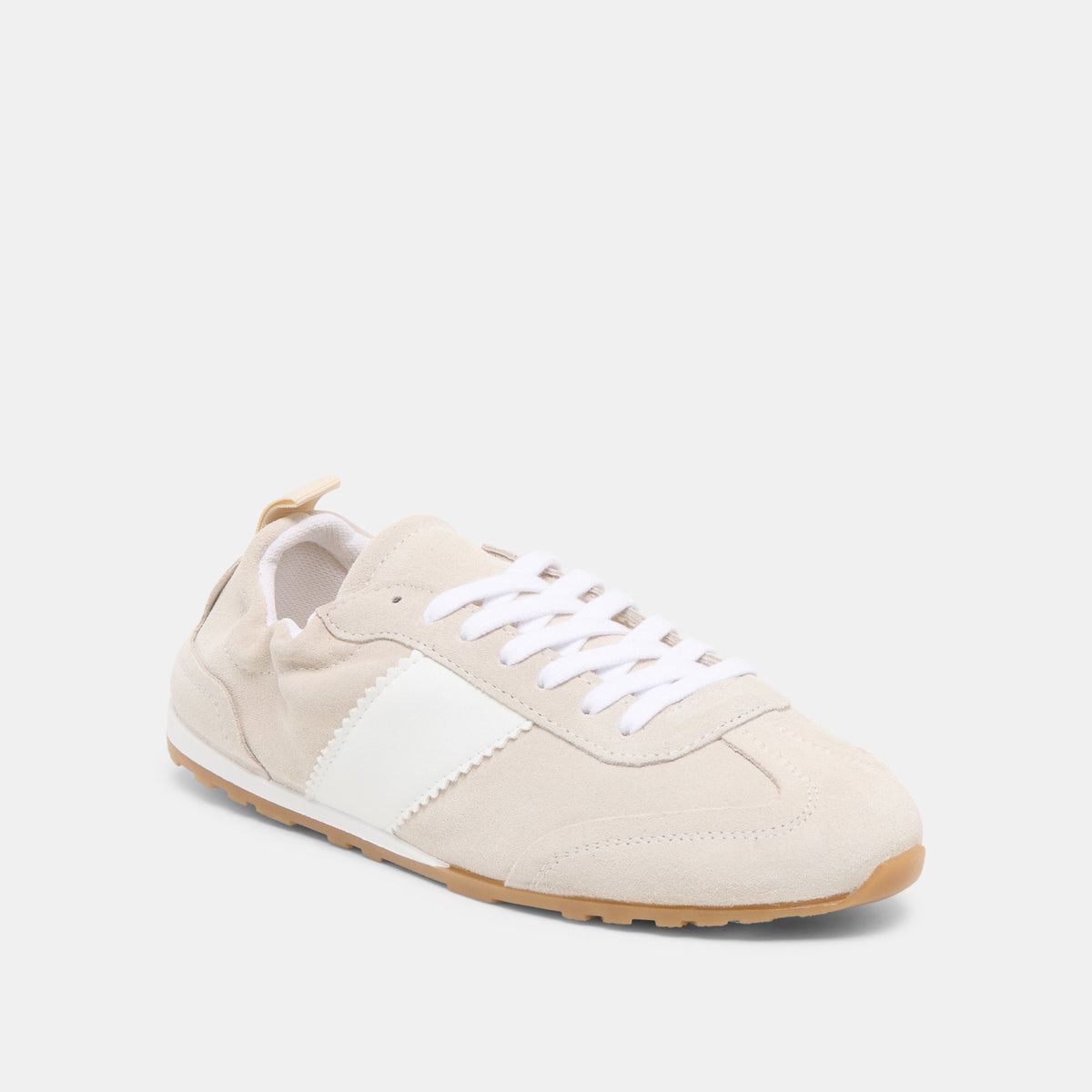 Dolce Vita SHOES Shyla Taupe Suede Sneakers