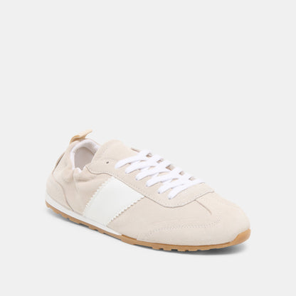 Dolce Vita SHOES Shyla Taupe Suede Sneakers