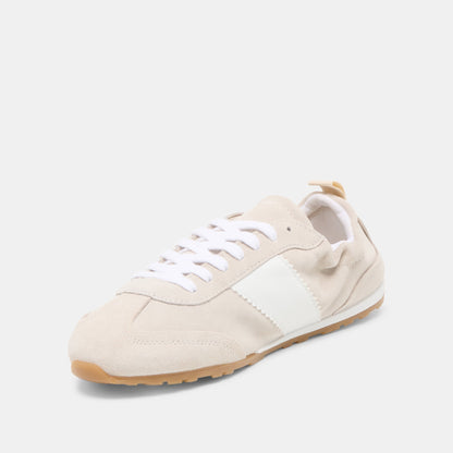 Dolce Vita SHOES Shyla Taupe Suede Sneakers