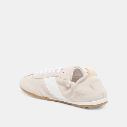 Dolce Vita SHOES Shyla Taupe Suede Sneakers
