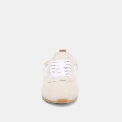 Dolce Vita SHOES Shyla Taupe Suede Sneakers