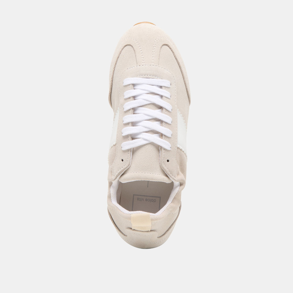 Dolce Vita SHOES Shyla Taupe Suede Sneakers