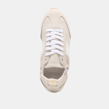 Dolce Vita SHOES Shyla Taupe Suede Sneakers