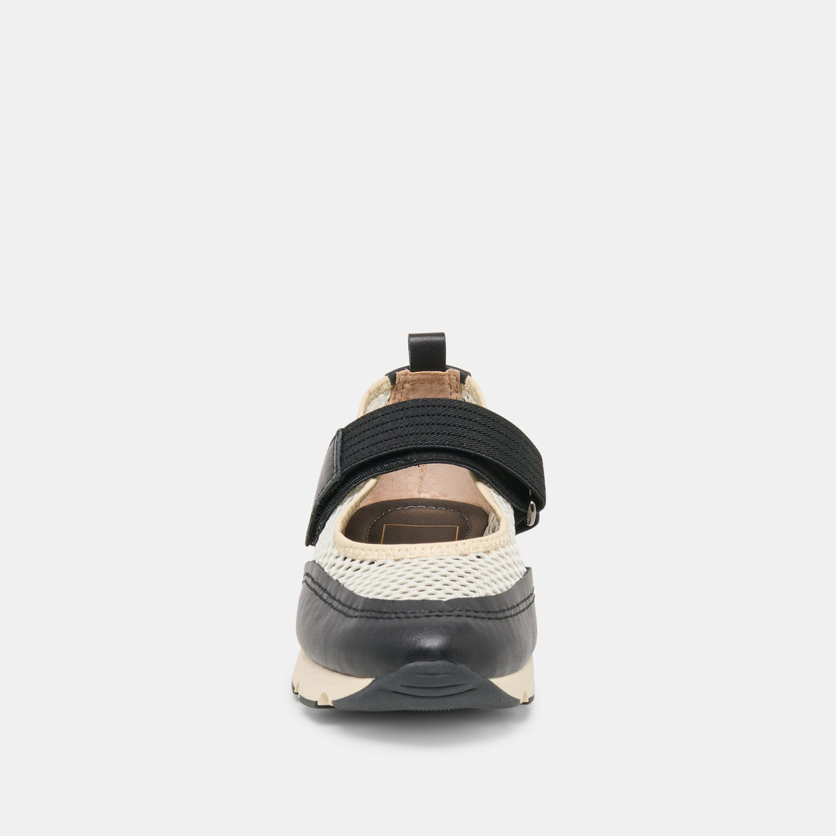 Dolce Vita SHOES Seline White Black Mesh Sneakers