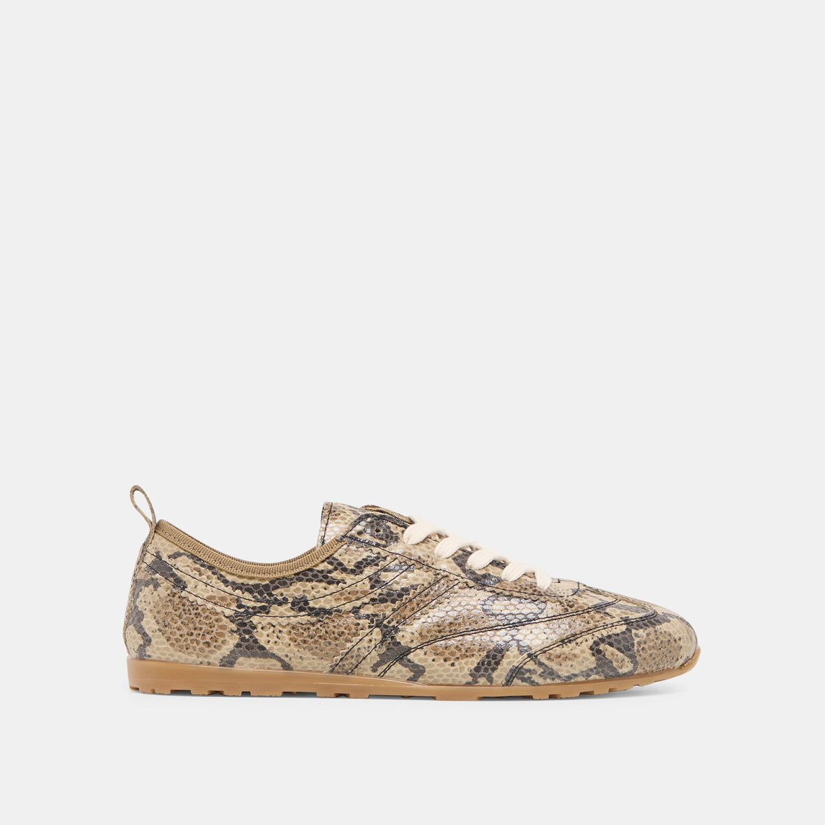 Dolce Vita SHOES Viper Snake Print Embossed Leather Sneakers