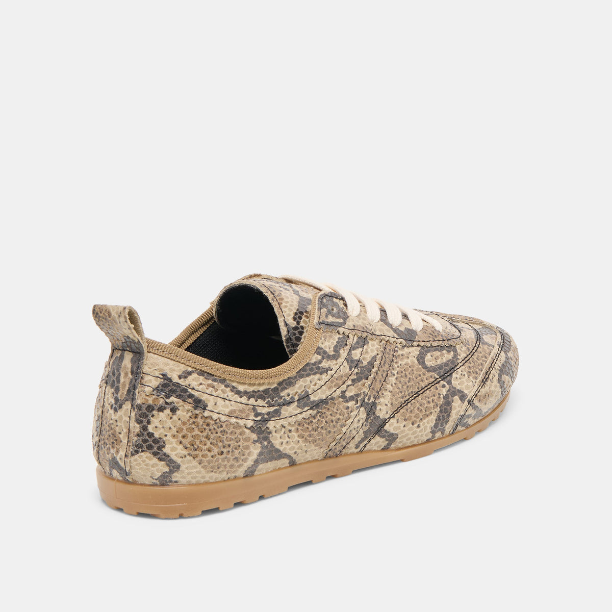 Dolce Vita SHOES Viper Snake Print Embossed Leather Sneakers