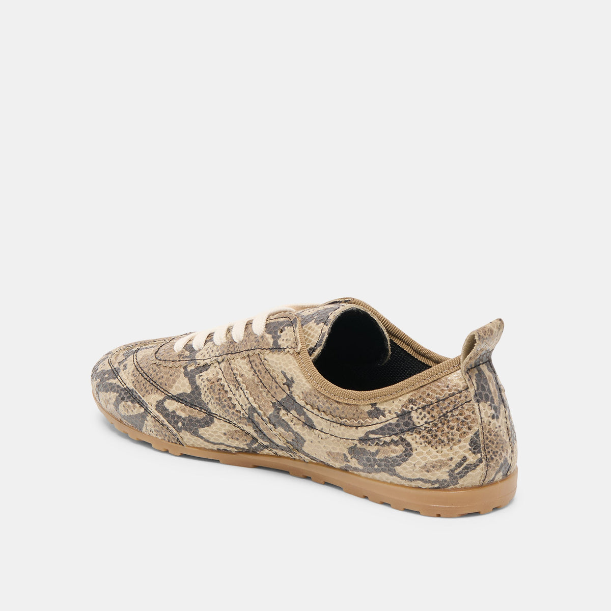 Dolce Vita SHOES Viper Snake Print Embossed Leather Sneakers