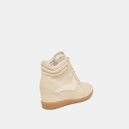 Dolce Vita SHOES Issac Oatmeal Suede Sneakers